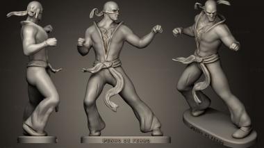 Figurines of people punho de ferro 3d model